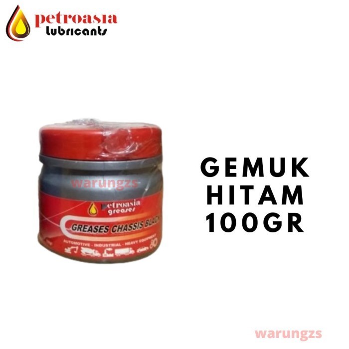 Jual PETROASIA Grease Chasis Merah Gemuk Hitam 100GR ORIGINAL | Shopee ...
