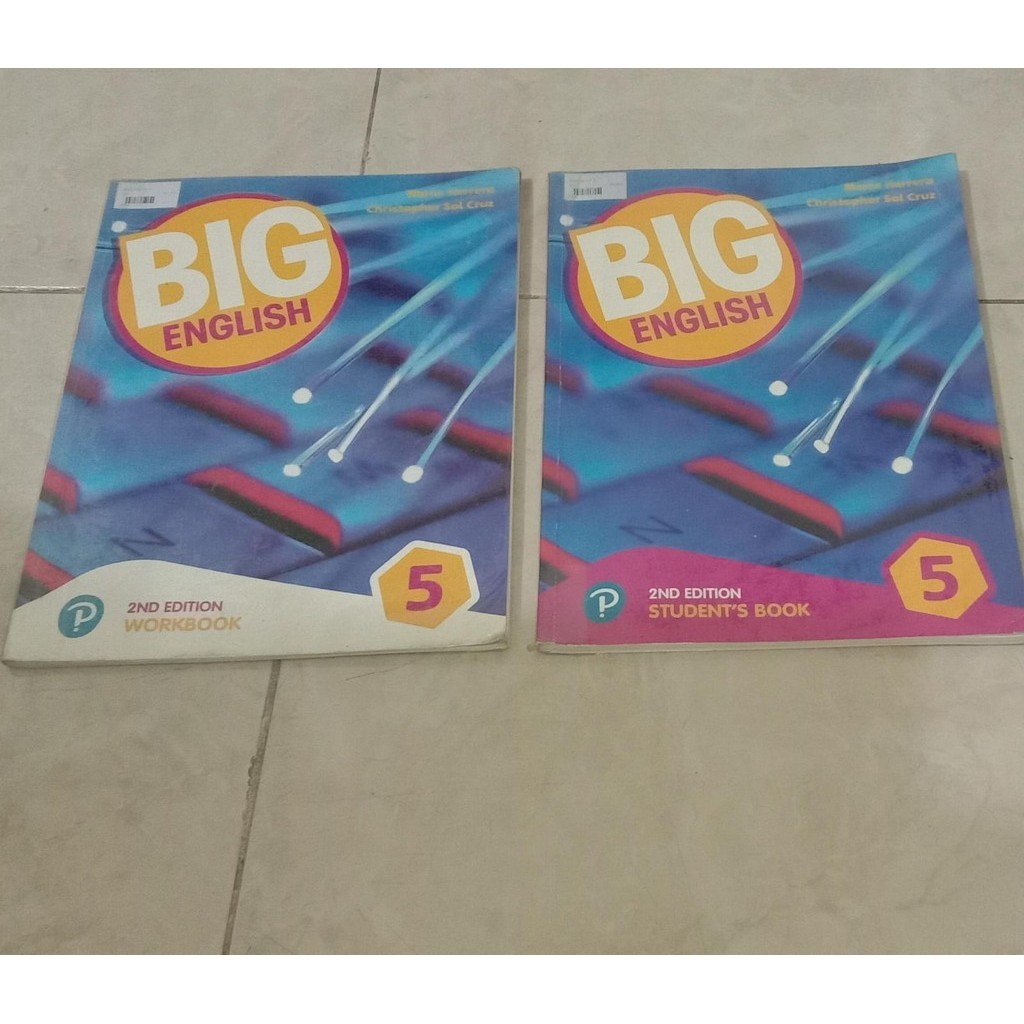 Jual Buku Big English 5 - isi 2 buku sesuai foto Lengkap CD - Workbook ...