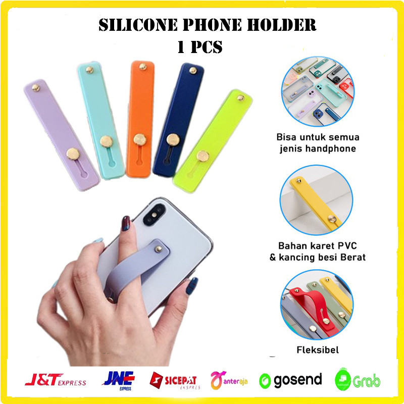 Jual Silicone Phone Holder Strap Bracket Silicone Phone Holder