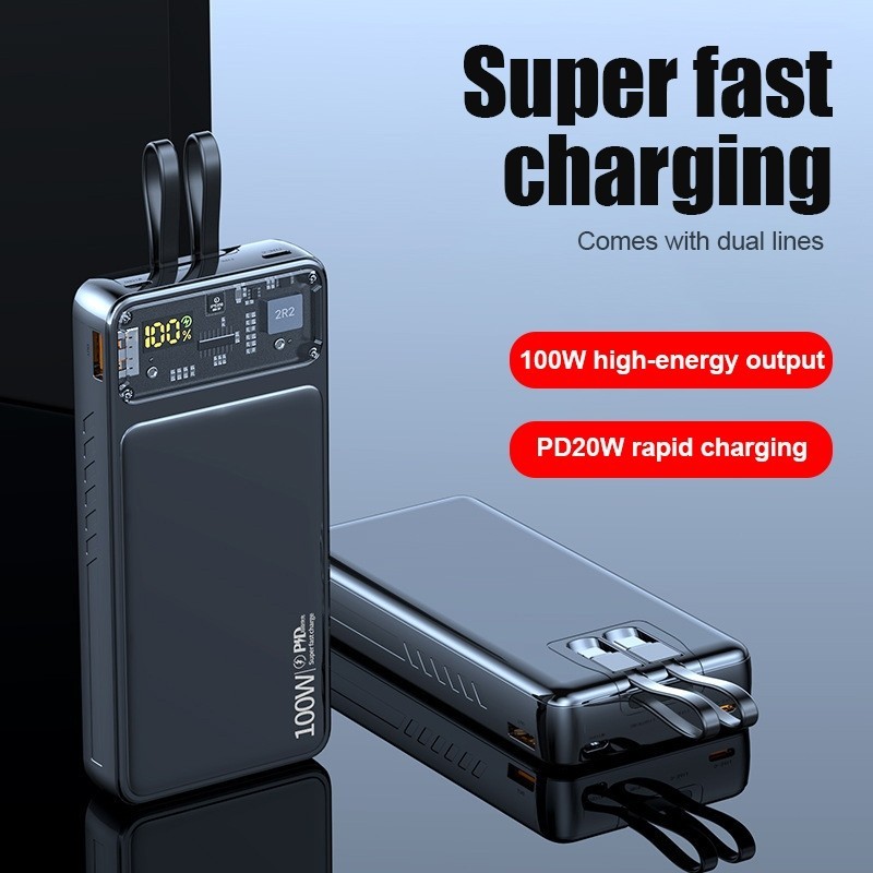 Jual Power Bank Awet Tahan Lama 100000mAh 66W Power Bank Fast Charging