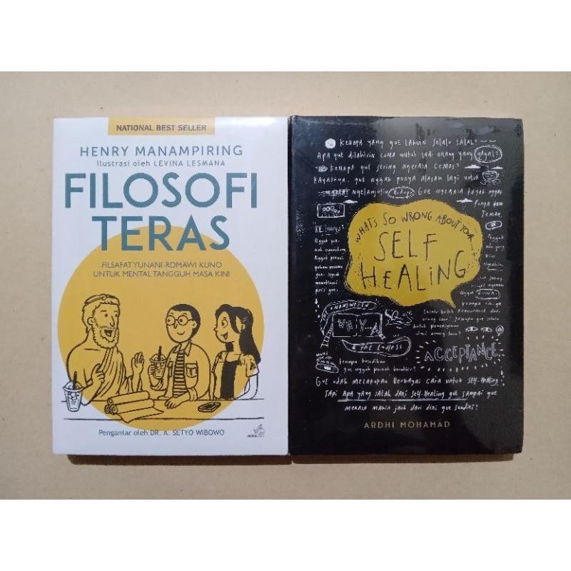 Jual PAKET 2 BUKU FILOSOFI TERAS & SELF HEALING / | Shopee Indonesia