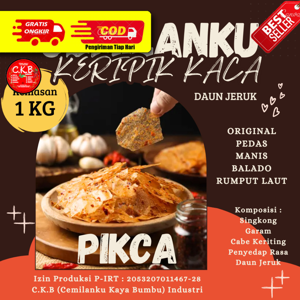 Jual KRIPCA KERIPIK KACA RENYAH BERBAGAI RASA | Shopee Indonesia