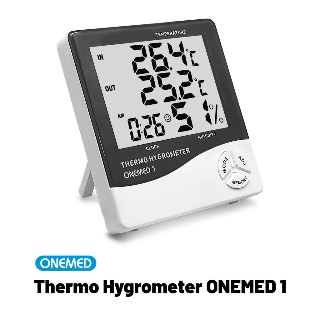 Jual ONEMED Thermometer Digital Hygrometer ONEMED 1 BN | Shopee Indonesia