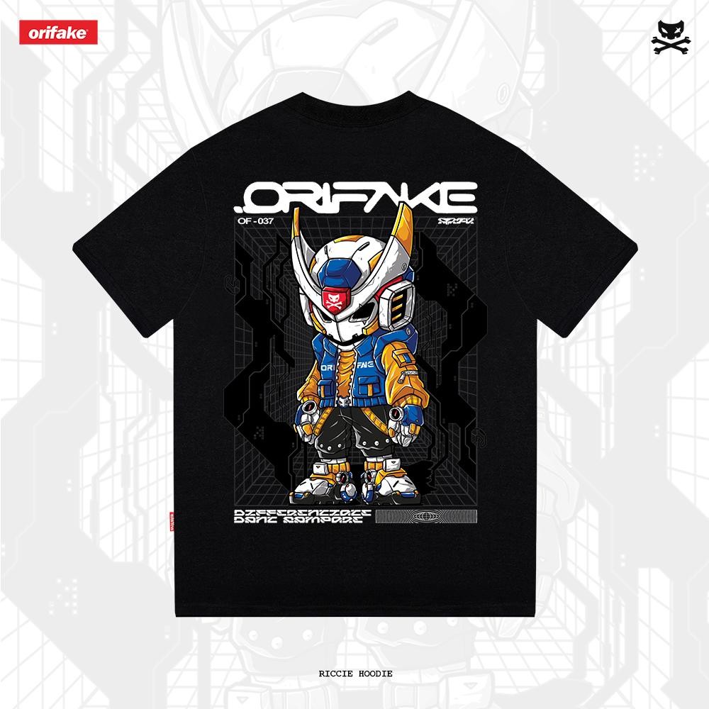 Jual Orifake - T-Shirt Riccie Hoodie 200gsm | Shopee Indonesia