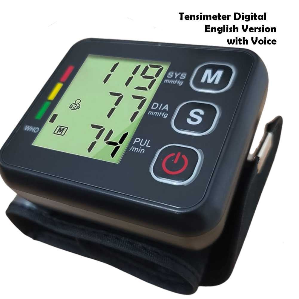 Tensimeter Digital Wrist Blood Pressure Berbahasa Inggris- BP-502