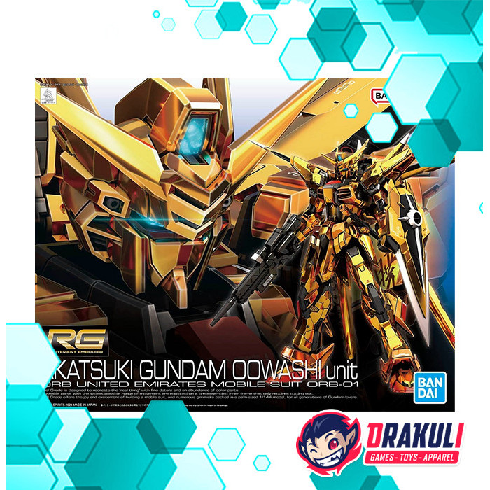 Jual Drakuli HQ BANDAI Plamo RG Akatsuki Gundam Oowashi Unit | Shopee ...