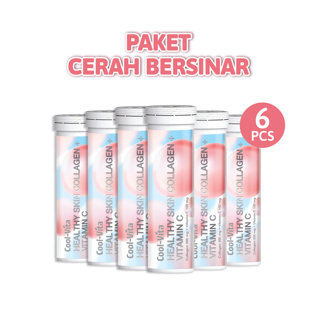 Jual HARGA SPESIAL LIVE Cool-Vita Collagen Paket Cerah Bersinar 6 Botol ...
