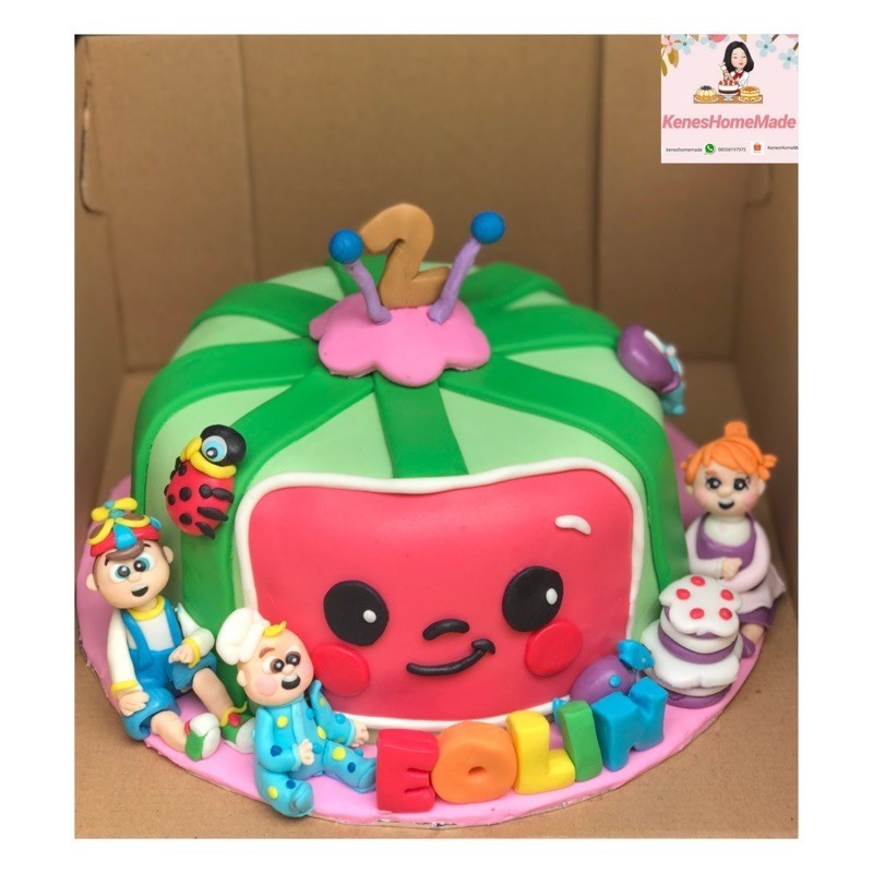 Jual Kue Ulang Tahun Cocomelon / Cake Ultah Cocomelon | Shopee Indonesia