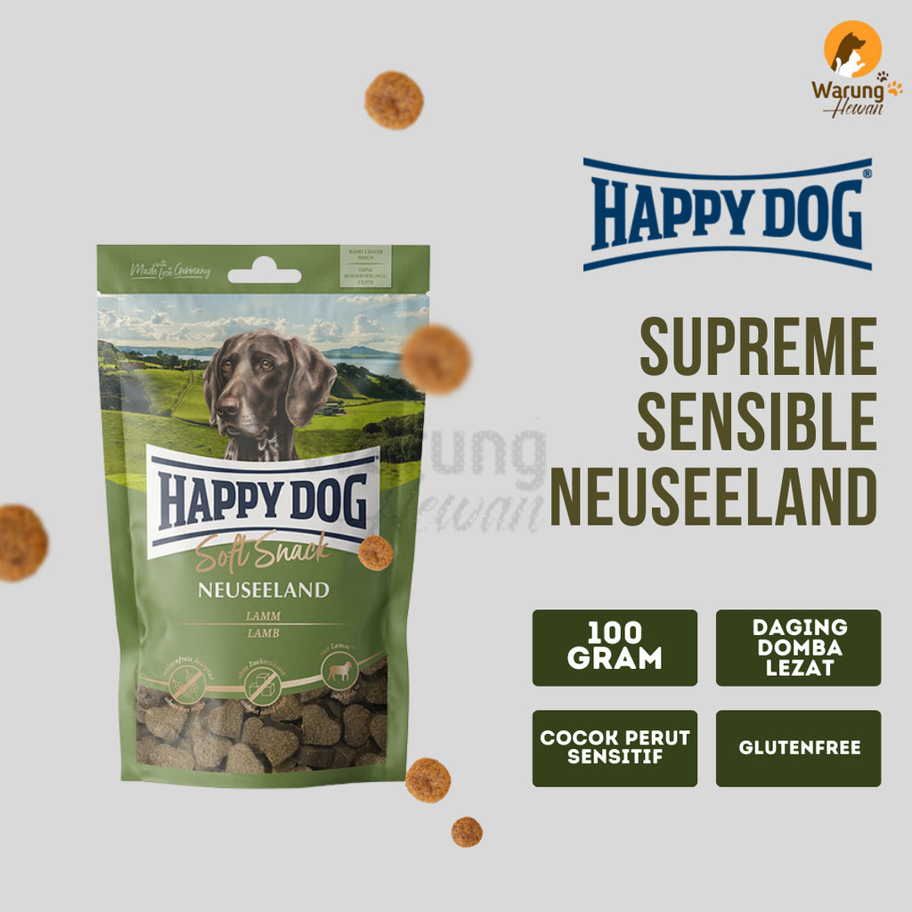 Jual Happy Dog Supreme Sensible Neuseeland Soft Snack Untuk Anjing 100 ...