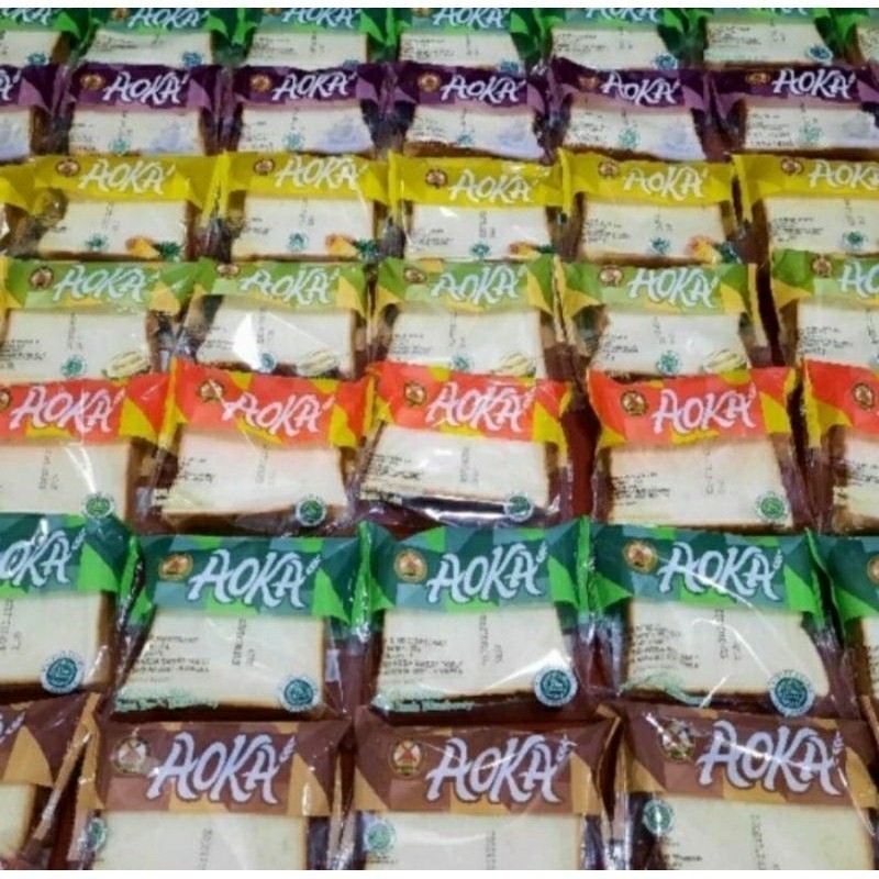 Jual (GOJEK/GRAB) Roti Aoka Panggang ( 1 Dus / 60 pcs ) | Shopee Indonesia