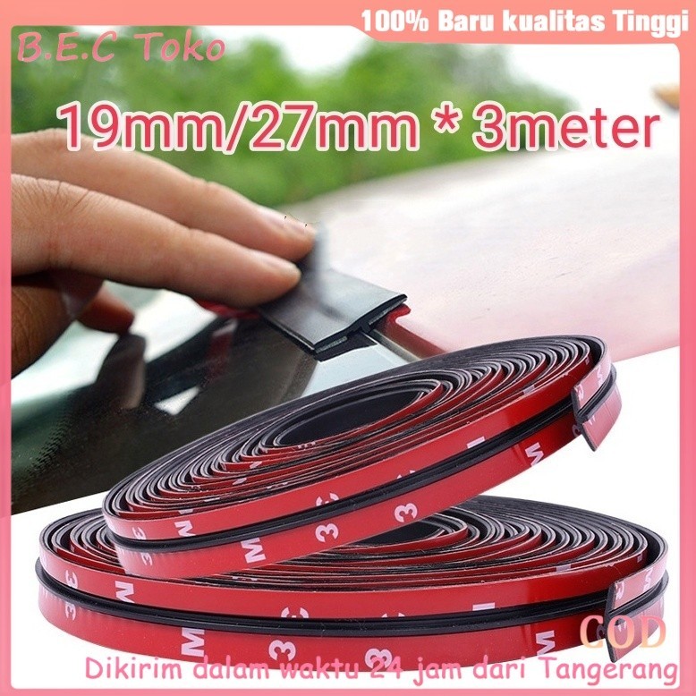 Jual 3M Kaca Mobil Strip Segel Karet Mobil/Debu Suara Noise Reduction ...