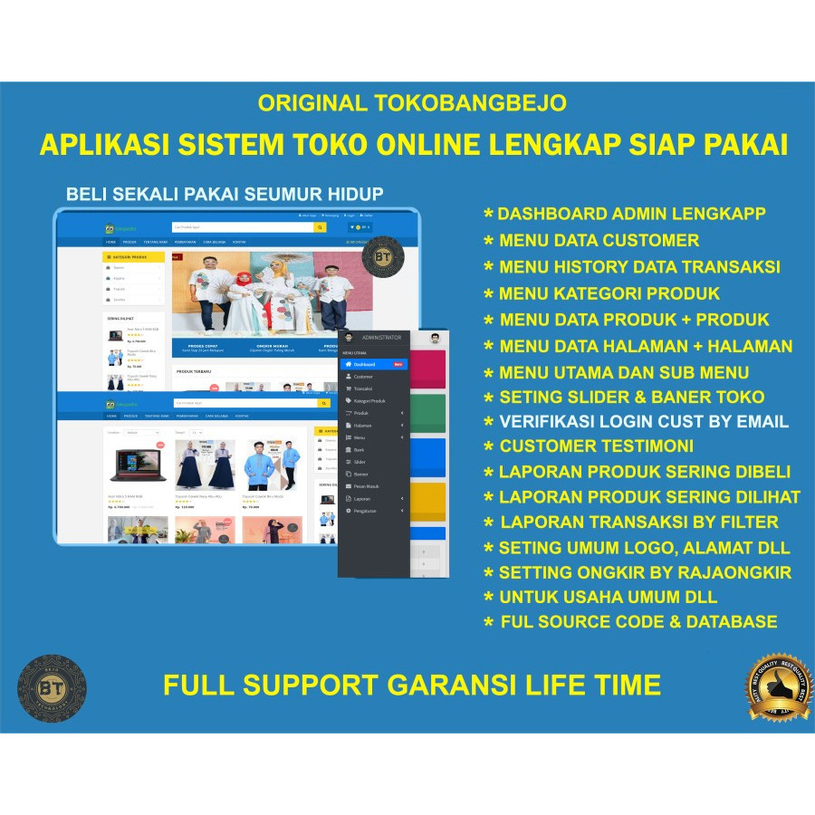 Jual APLIKASI WEB SOURCE CODE BELANJA ONLINE TOKO ONLINE LENGKAP ONGKIR ...