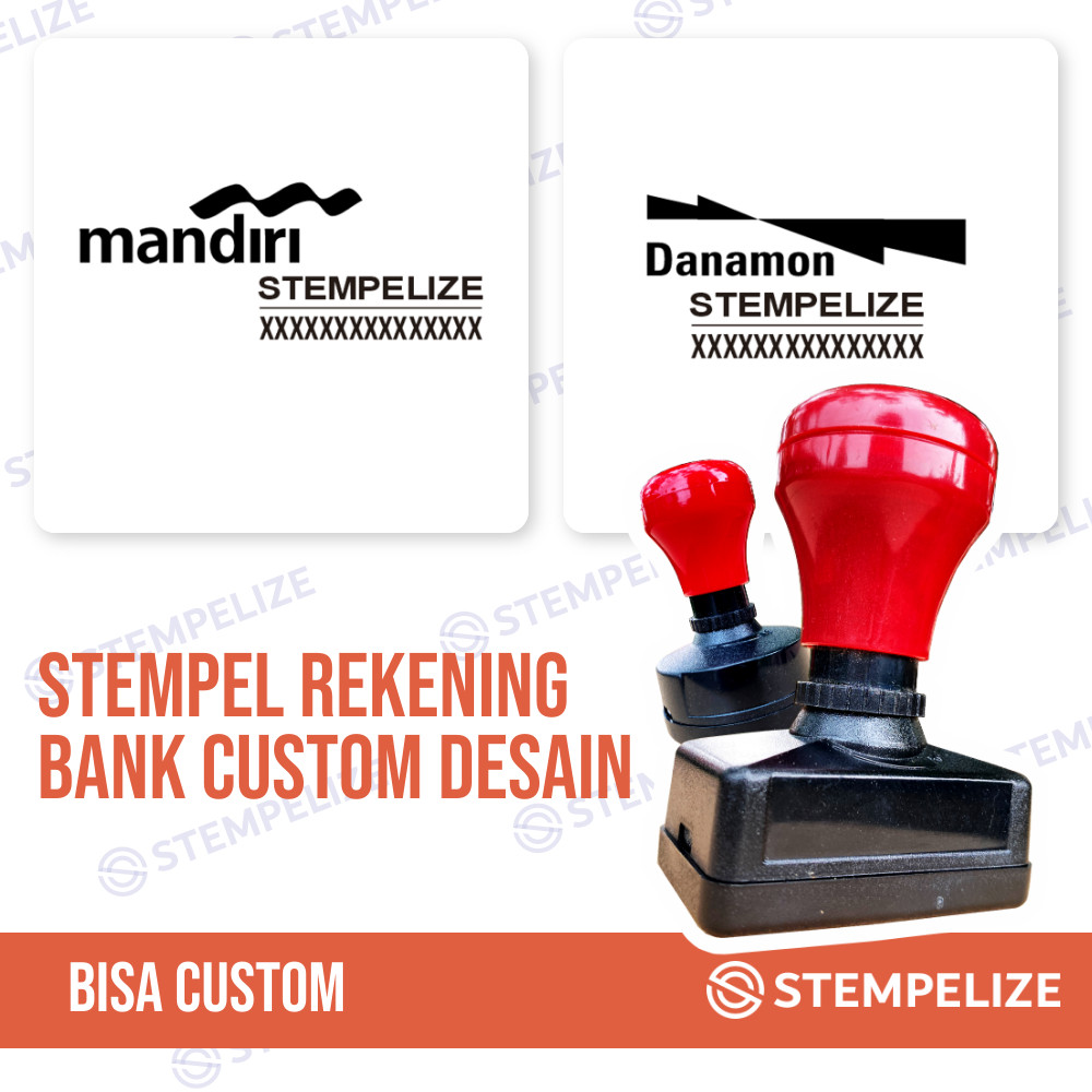 Jual Stempel Rekening Bank Custom Desain | Shopee Indonesia