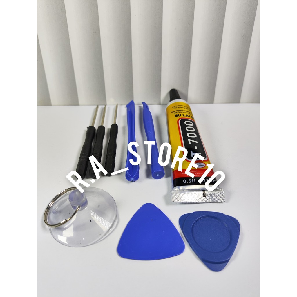 Jual OBENG SET HANDPHONE 8 in 1 + LEM T7000 / B7000 15ml ALAT PASANG ...