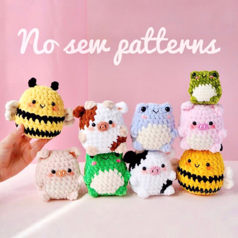 Jual No Sew Baby Egg Animals [CROCHET PDF PATTERN/BUKAN BONEKA ...
