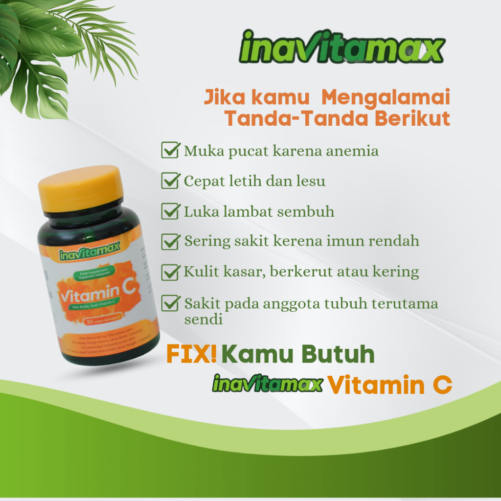 Jual INAVITAMAX VITAMIN C BTL 30 KAPSUL | Shopee Indonesia