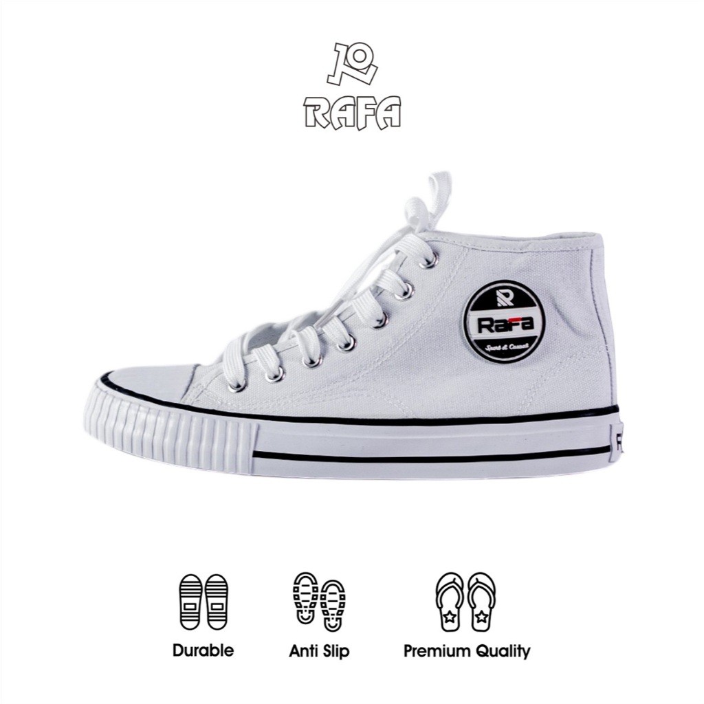 Jual Rafa New Series JN 01 HC/LC - Sepatu (High/Low) Top Canvas Unisex ...