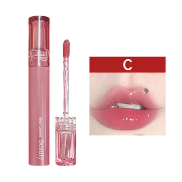 CAPPUVINI Juicy Lip Tint Mirror Lip Gloss Glasting Moisturizing Lip Glaze Lip Jelly Lip Glossy