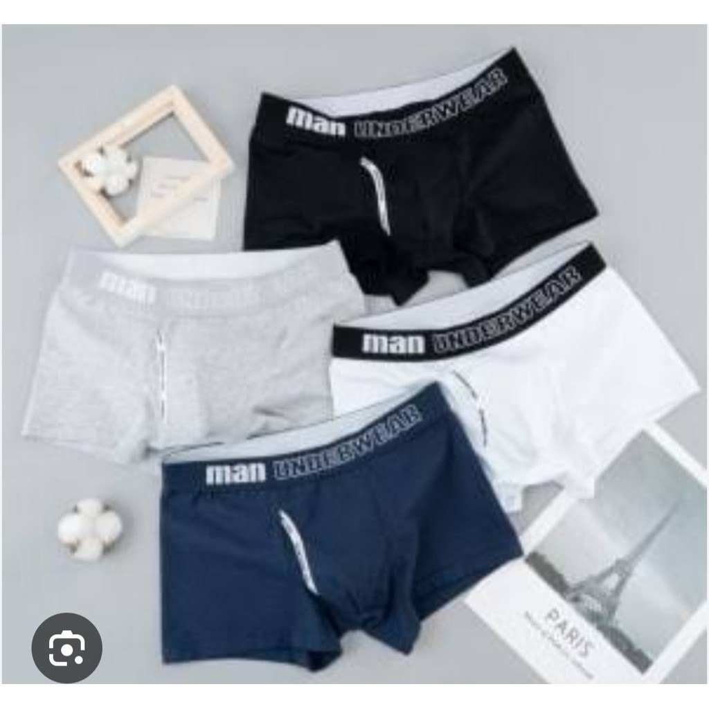 Jual boxer pria elastik nyaman di pakai santai | Shopee Indonesia