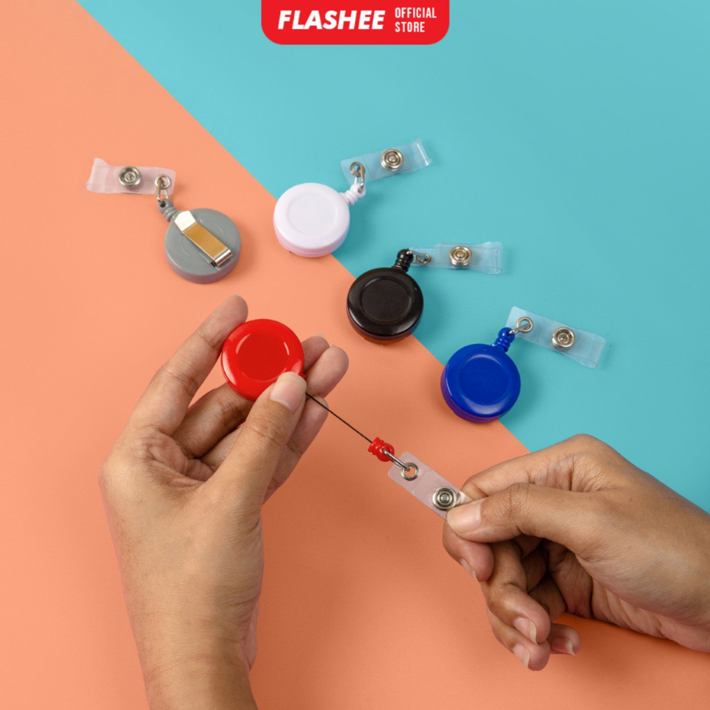 Jual Flashee Yoyo Tarik Id Card Gantungan Id Card Yoyo Name Tag ...