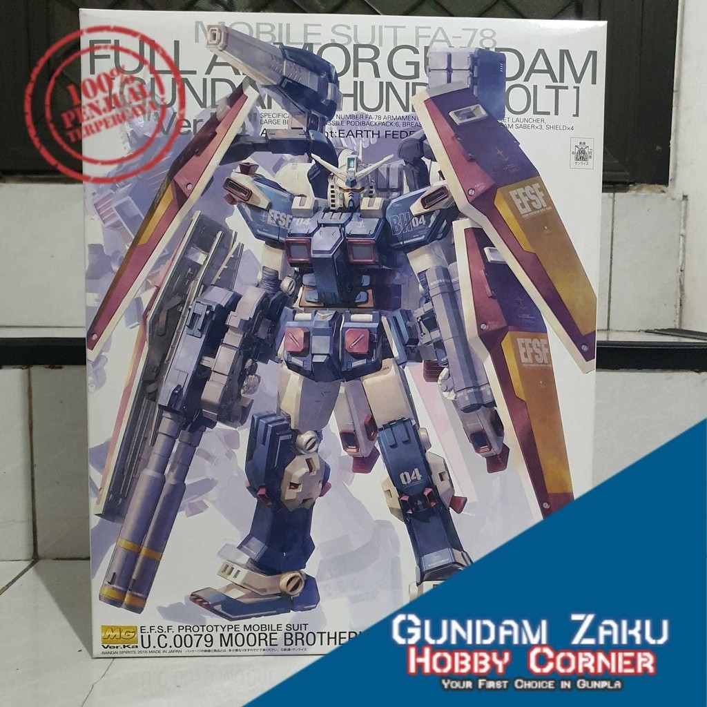 Jual MG FA 78 THUNDERBOLT FULL ARMOR GUNDAM VER KA | Shopee Indonesia