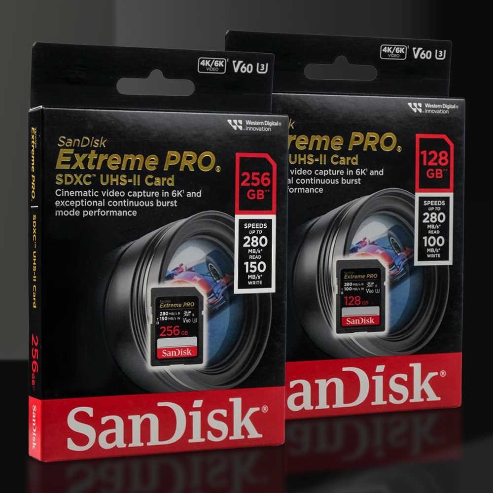 Jual BS Series UHSII SDXC Memory Card / 128 GB 256 GB Extreme Pro SDXC