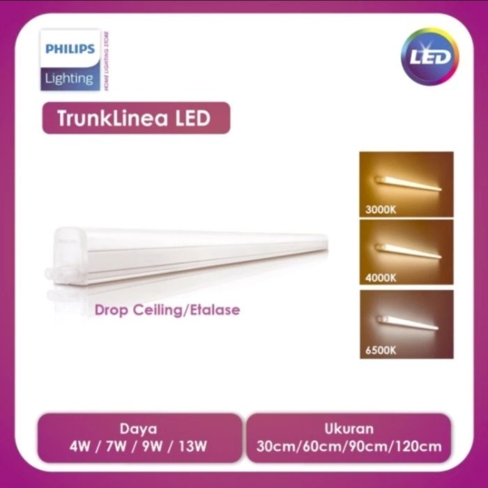 Jual Philips Trunklinea 13w Led TL T5 Trunkable 13 Watt 13 W Batten 120 ...