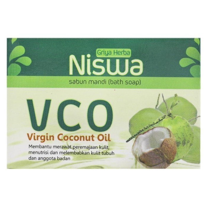Jual Herbal Sabun Mandi Niswa VCO Sabun Minyak Kelapa Murni BPOM ...