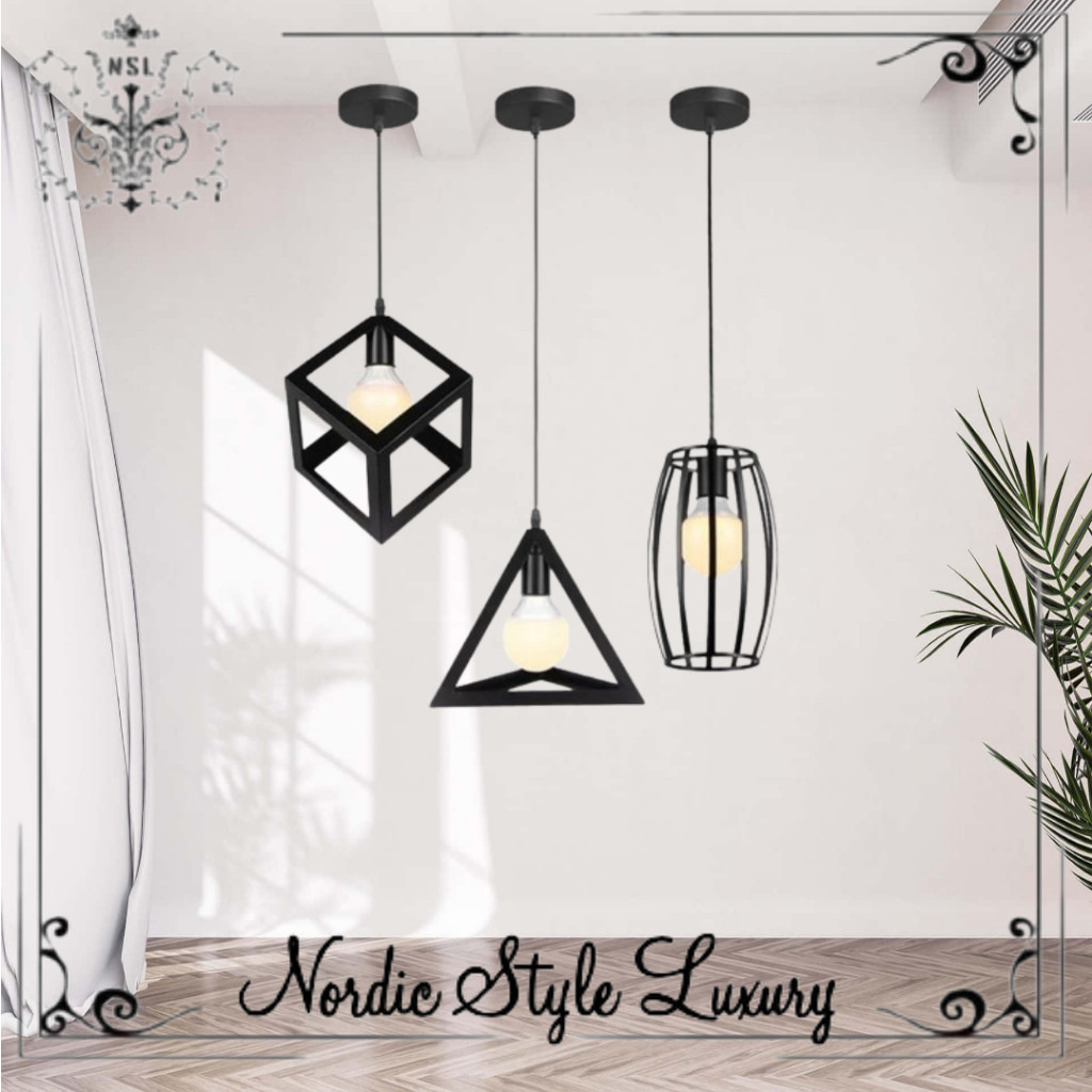 Jual Nordic Style Luxury Lampu Hias Gantung Estetik Cafe Rumah Lampu