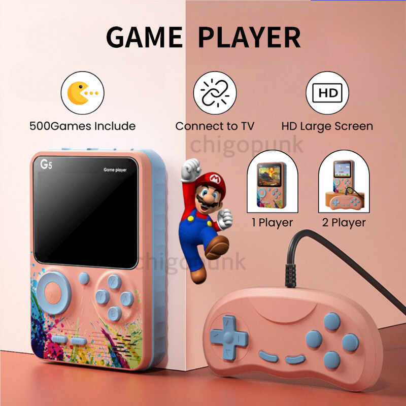 Jual Portable G5 Game Player Connect to TV or Gamepad 1000mAh Player/2