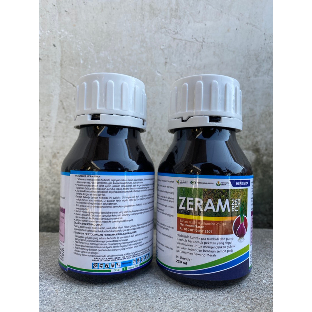 Jual Basmi rumput Merk ZERAM 250 EC Kemasan 250 ml ORIGINAL Herbisida ...