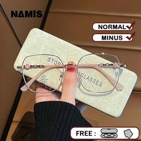 Nama Kacamata Photocromic Minus Anti Blueray Wanita Pria Bluecromic Kaca Mata Optik Frame 22042