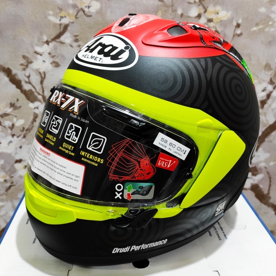 Jual ARAI RX7X TATSUKI SUZUKI (SNI) | Shopee Indonesia