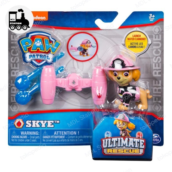 Jual AS27 Spin Master Paw Patrol Ultimate Fire Rescue - Skye Figure ...