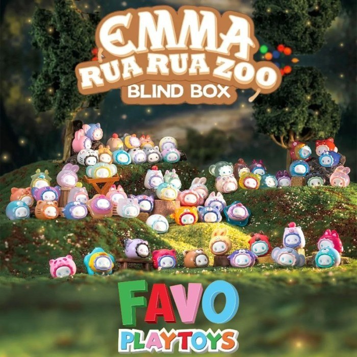 Jual MJ Studio LUCKY EMMA SECRET FOREST - Rua Rua Zoo Mini Beans Series ...
