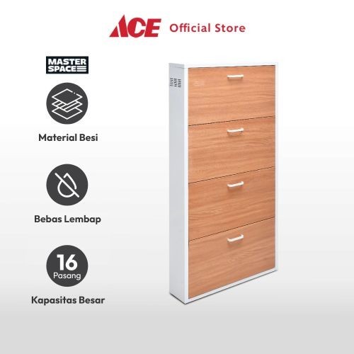 Jual Ace Stora Kabinet Sepatu Tingkat Cokelat Organizer Sandal Dan Sepatu Rak Lemari Alas