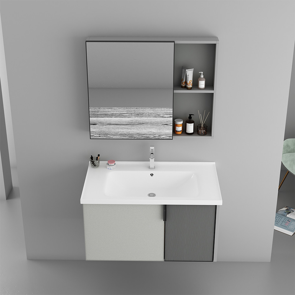 Jual Informa Darian Set Kabinet Kamar Mandi - Abu-Abu Organizer ...