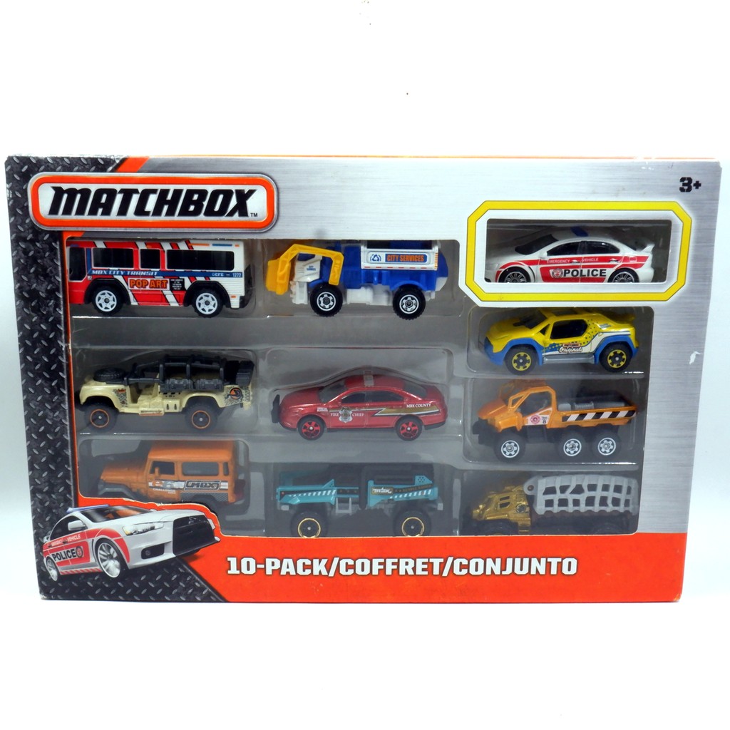 Jual Matchbox - Mitsubishi Lancer Evolution X Police 9 Pack - ET ...