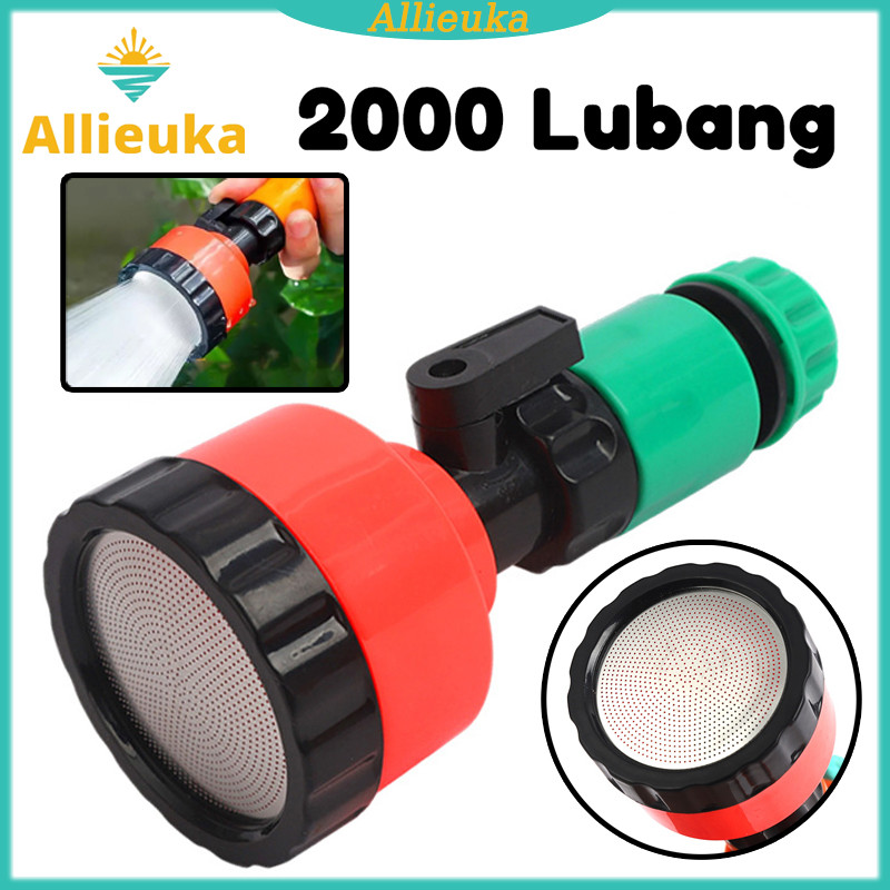 Allieuka 2000 Lubang Adjustable Penyiraman Taman Mist Sprayer Nozzle / Nozzle Sprayer Adjustable