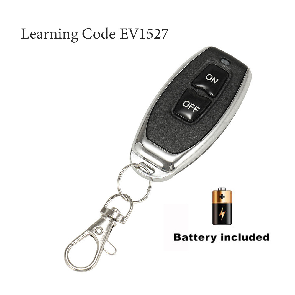 Jual 433MHz RF Remote Control Learning Code EV1527 Button Smart Home ...