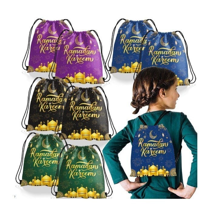 Tas Serut Lebaran Hari Raya Idul Fitri Eid Mubarak Ramadhan Kareem Tas Lebaran Tas Bingkisan Idul Fitri Termurah