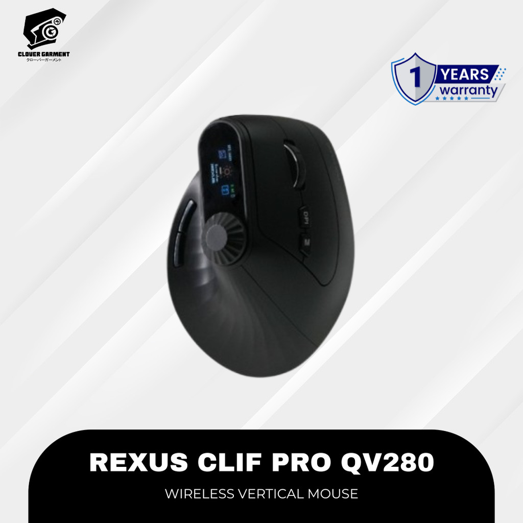Jual Rexus Clif Pro QV280 QV-280 Wireless Bluetooth Office Mouse ...