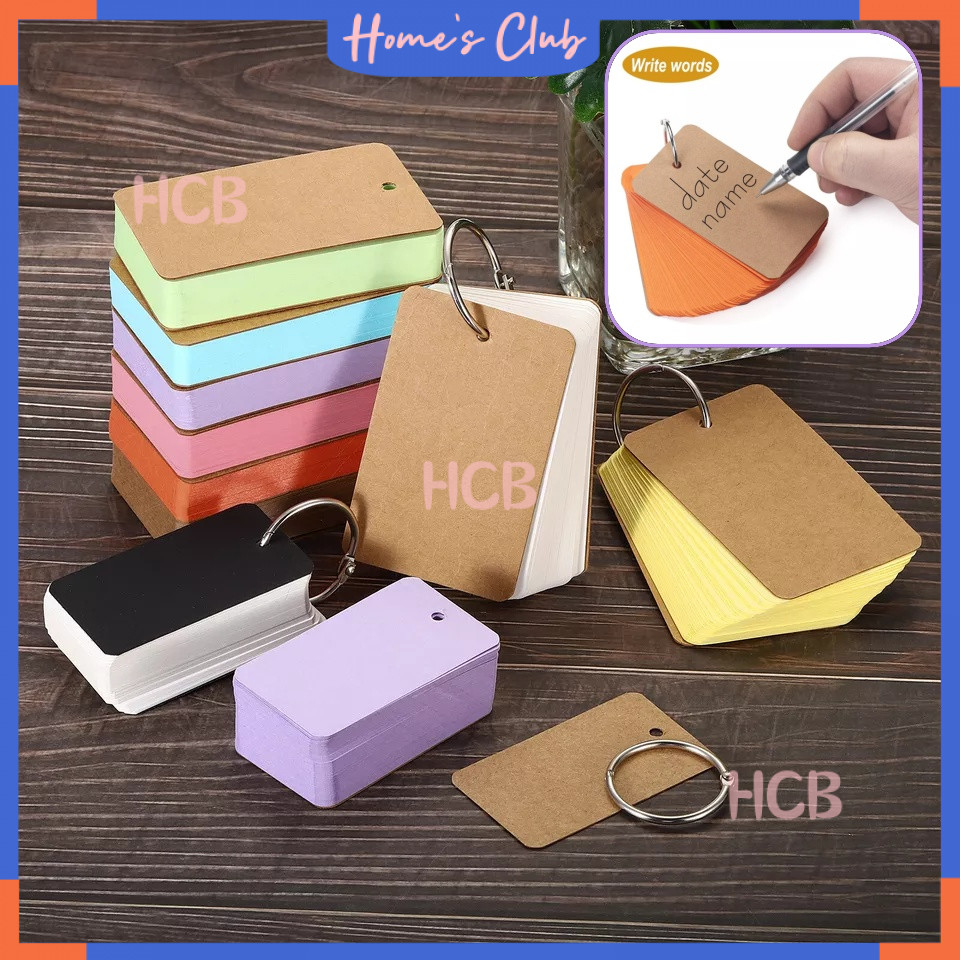Jual HCB Loose Leaf Book / Flashcard Ring /Memo Pad / Sticky Note ...
