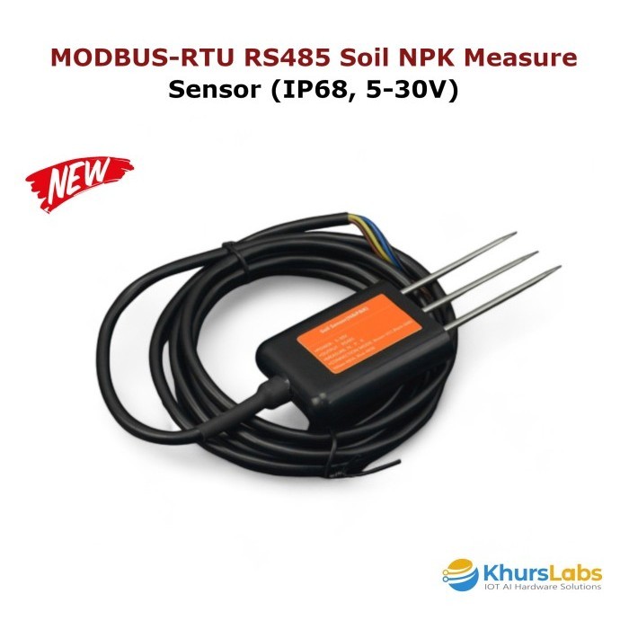 Jual SYS99 MODBUS RTU RS485 Soil NPK Measure Sensor (IP68, 5-30V) Anti ...