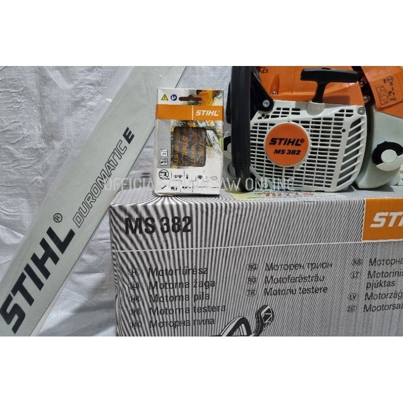 Jual Chainsaw Stihl Ms 382 KOMPLIT FullSet dengan Bar Rantai Senso ...