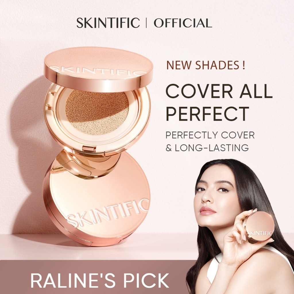 Jual [OFFICIAL NEW SHADES] SKINTIFIC Cover All Perfect Cushion 11ml