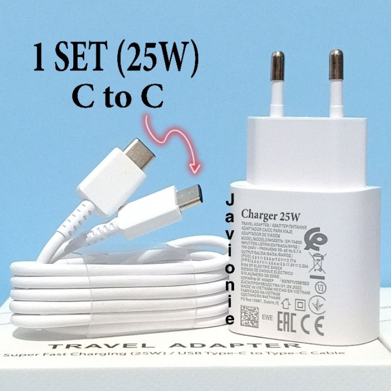 Charger Casan Ces SAMSUNG GALAXY M30 M30S M31 M32 M52 M11 M12 M13 M20 M21  M22 5G Original FAST CHARGING 15 25 WATT TYPE C