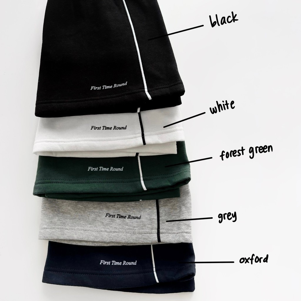 Jual First Time Round - Classic List Skort - White | Shopee Indonesia