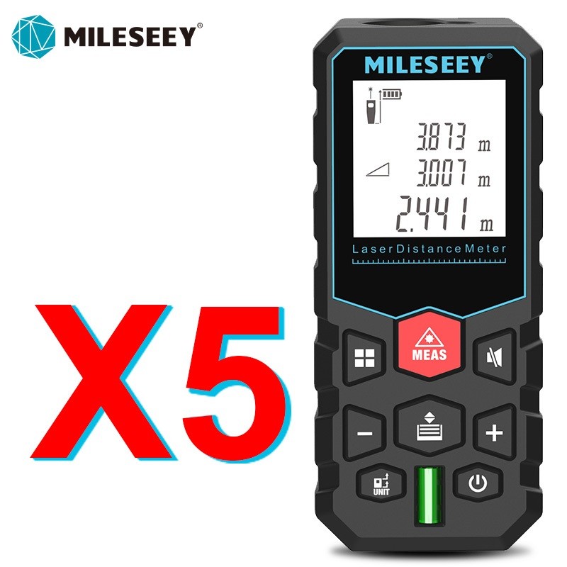 Jual Mileseey Laser Distance Meter Electronic Roulette Laser Digital ...