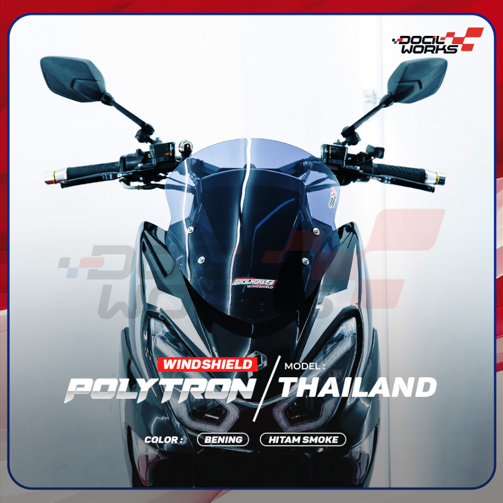 Jual Docilworks - Visor Windshield Banyak Model Polytron Fox - R ...